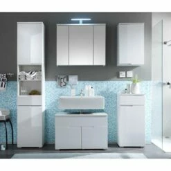 Meuble Sous-vasque Larado -HOME24 Soldes waschbeckenunterschrank larado hochglanz weiss weiss 4671552