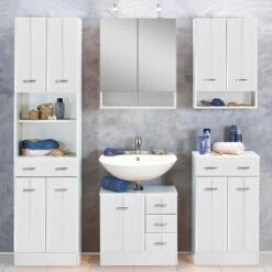 Meuble Sous Vasque Lund 7 Meuble Sous Vasque Lund -HOME24 Soldes waschbeckenunterschrank lund weiss 1329448