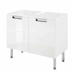 Meuble Sous Vasque Romana -HOME24 Soldes waschbeckenunterschrank romana hochglanz weiss 3328369