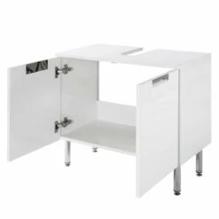 Meuble Sous Vasque Romana -HOME24 Soldes waschbeckenunterschrank romana hochglanz weiss 4560472