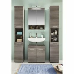 Colonne De Salle De Bain Runner -HOME24 Soldes waschbeckenunterschrank runner rauchsilber 5131948