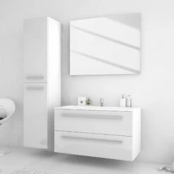 Lavabo Lagarto 9 Lavabo Lagarto -HOME24 Soldes waschtisch lagarto weiss 389559