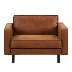 Fauteuil XL FORT DODGE -HOME24 Soldes xl sessel fort dodge antiklederlook cognac 4670048